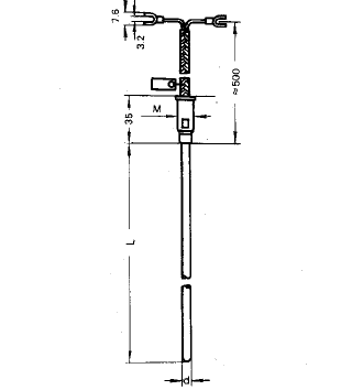 WRNK-191無固定帶補償導(dǎo)線鎧裝熱電偶安裝圖片 WRNK-191無固定帶補償導(dǎo)線鎧裝熱電偶安裝圖片