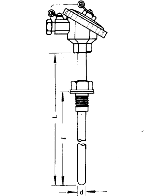 WZP-230固定螺紋防水接線盒熱電阻安裝圖片 WZP-230固定螺紋防水接線盒熱電阻安裝圖片