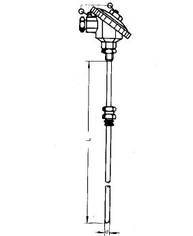 WZPK-336S活動(dòng)卡套螺紋防水式鎧裝熱電阻安裝圖片 WZPK-336S活動(dòng)卡套螺紋防水式鎧裝熱電阻安裝圖片