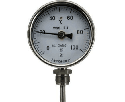 WSS-411可動外螺紋徑向雙金屬溫度計 WSS-411可動外螺紋徑向雙金屬溫度計
