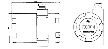 SBWZ-2464智能數顯型熱電阻溫度變送器安裝圖片 SBWZ-2464智能數顯型熱電阻溫度變送器安裝圖片