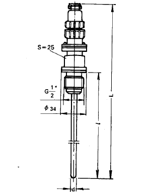 WZP-269固定螺紋插座式熱電阻安裝圖片 WZP-269固定螺紋插座式熱電阻安裝圖片