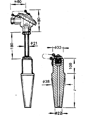 WRNR-13、WRER-13電站測溫專用熱電偶