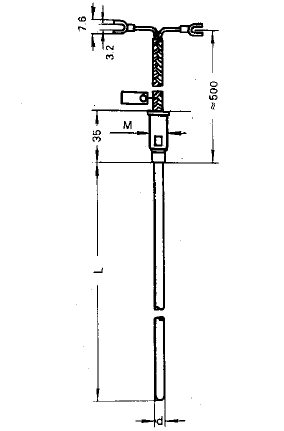 WRNK-192無固定鎧裝熱電偶安裝圖片