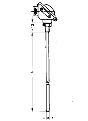 WRNK-181無固定鎧裝熱電偶安裝圖片