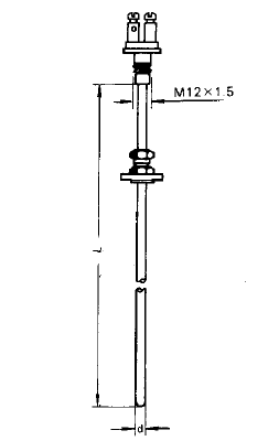 WREK-502可動卡套法蘭鎧裝熱電偶安裝圖片